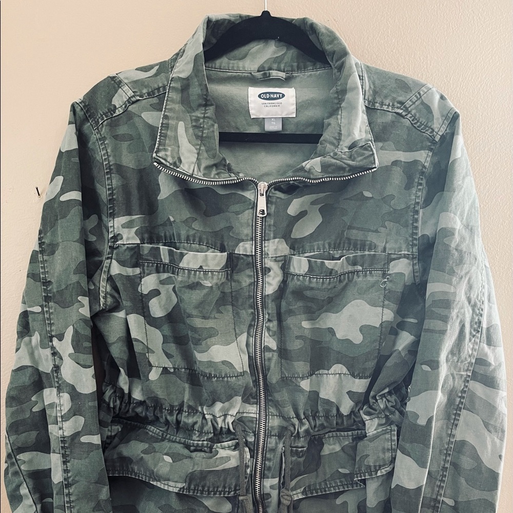 CAMO JEAN JACKET